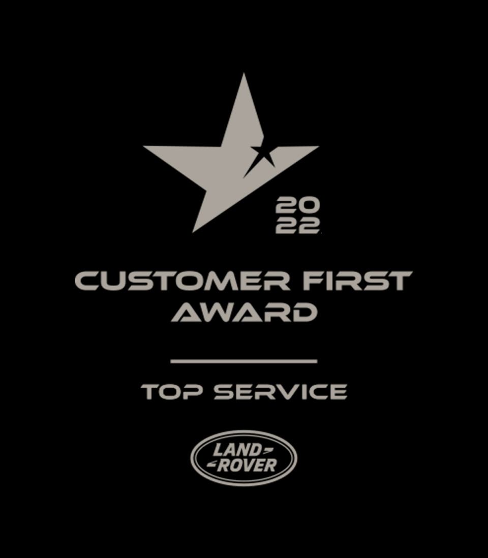 Customer First Award - Top Service - Land Rover