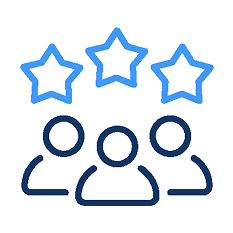 icon für flache Hirachien