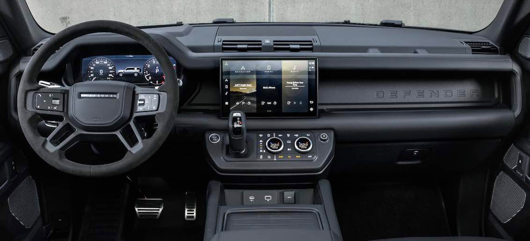 Land Rover Defender v8 Interieur